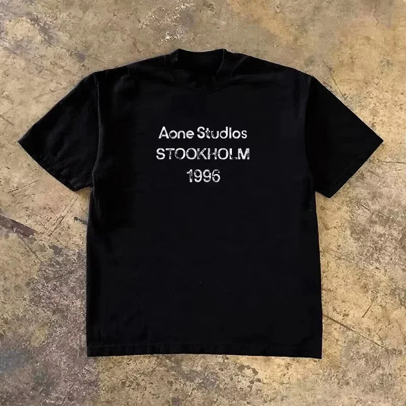 Streetwear Brands Logo - 클래식 로고 STOCKHOLM 1996 페이디드 럭셔리