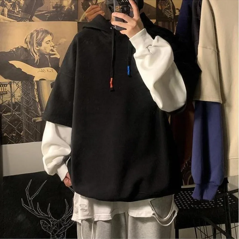 남성용 후드 스웻셔츠, 블랙 후드, 힙합 남성 의류,  - Streetwear Brand Cheap 리뷰 및 가격