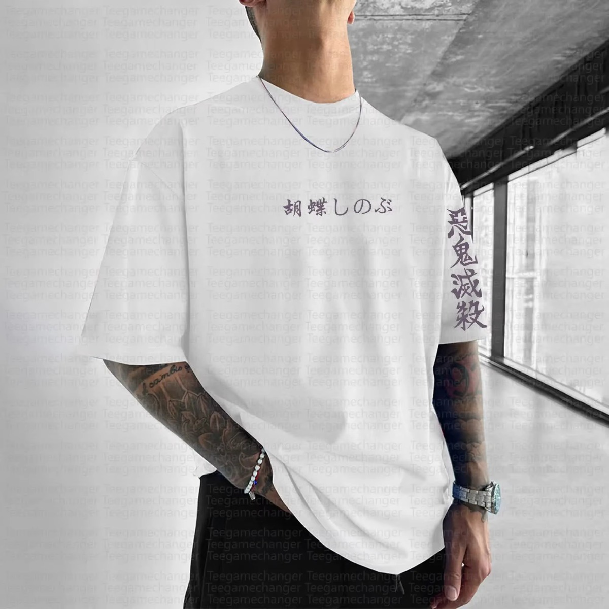 귀멸의 칼날 애니메이션 2025 신상 블랙 화이트 티셔 - Cap Streetwear Brand 리뷰 및 가격