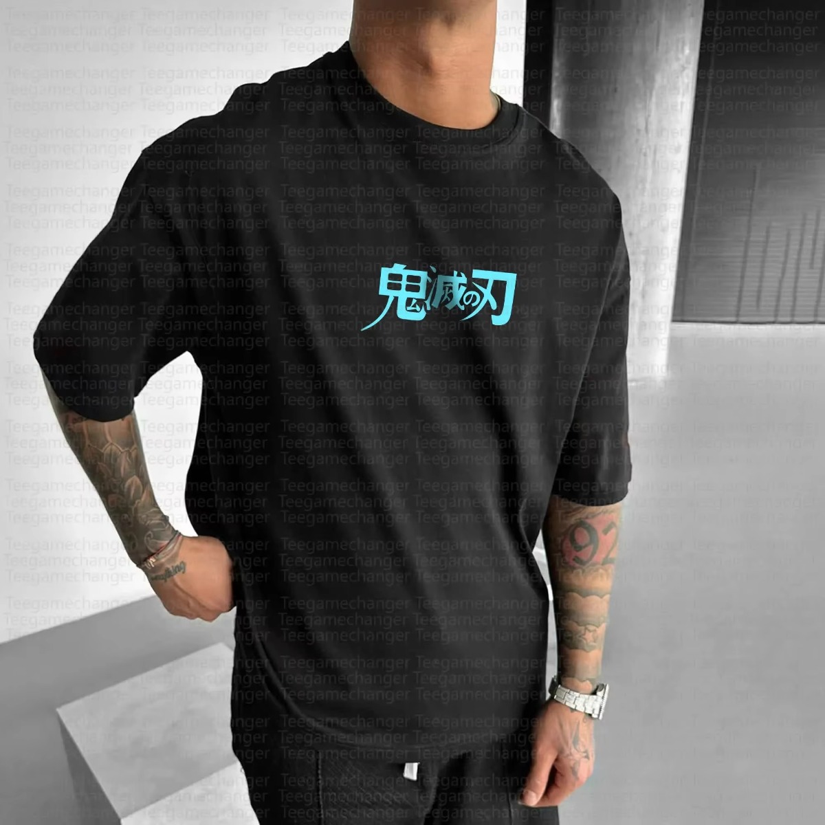 귀멸의 칼날 애니메이션 2025 신상 블랙 화이트 티셔 - Cap Streetwear Brand 리뷰 및 가격