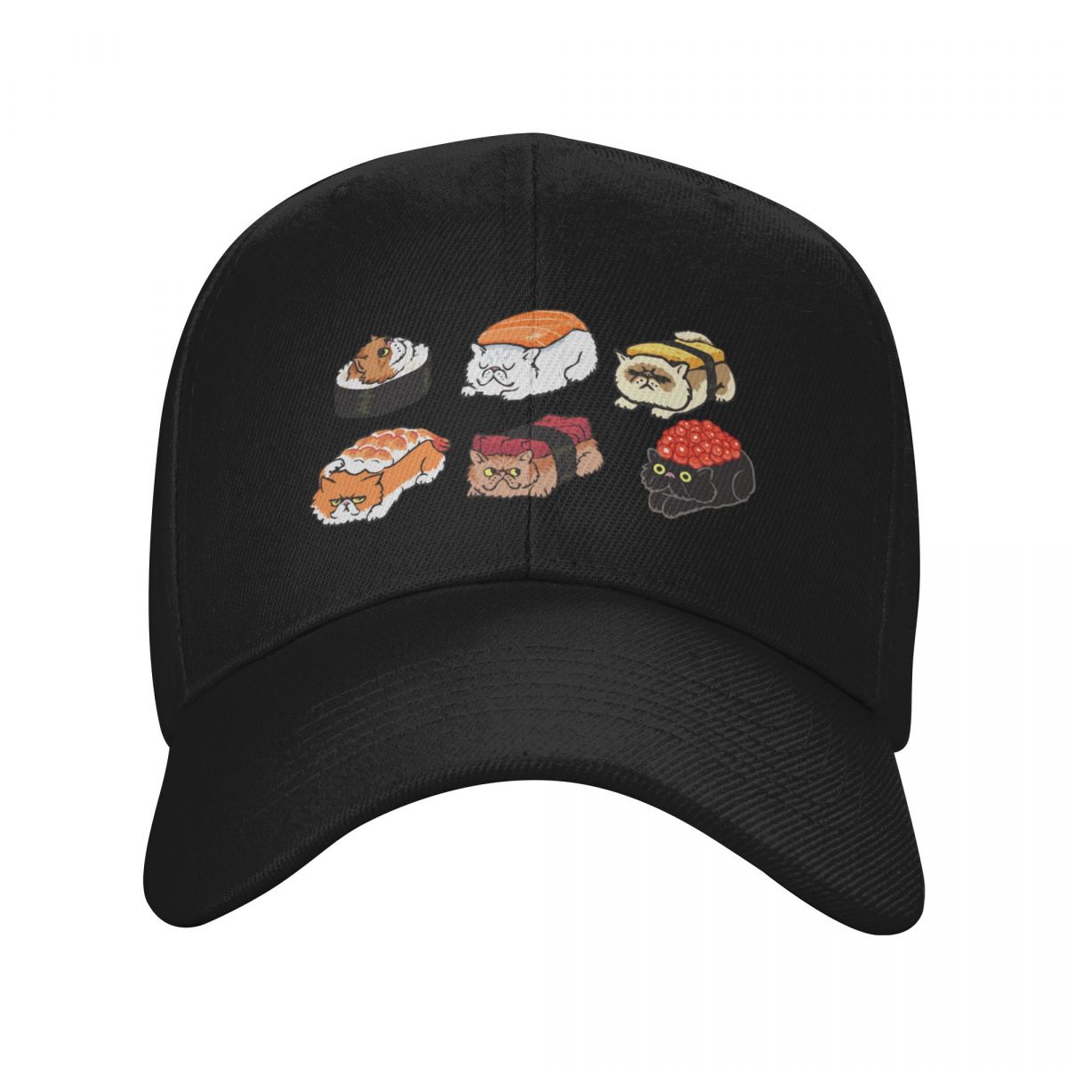 스시 페르시안 고양이 야구 모자 비치 애니메이션 모자  - Cap Streetwear Brand 리뷰 및 가격