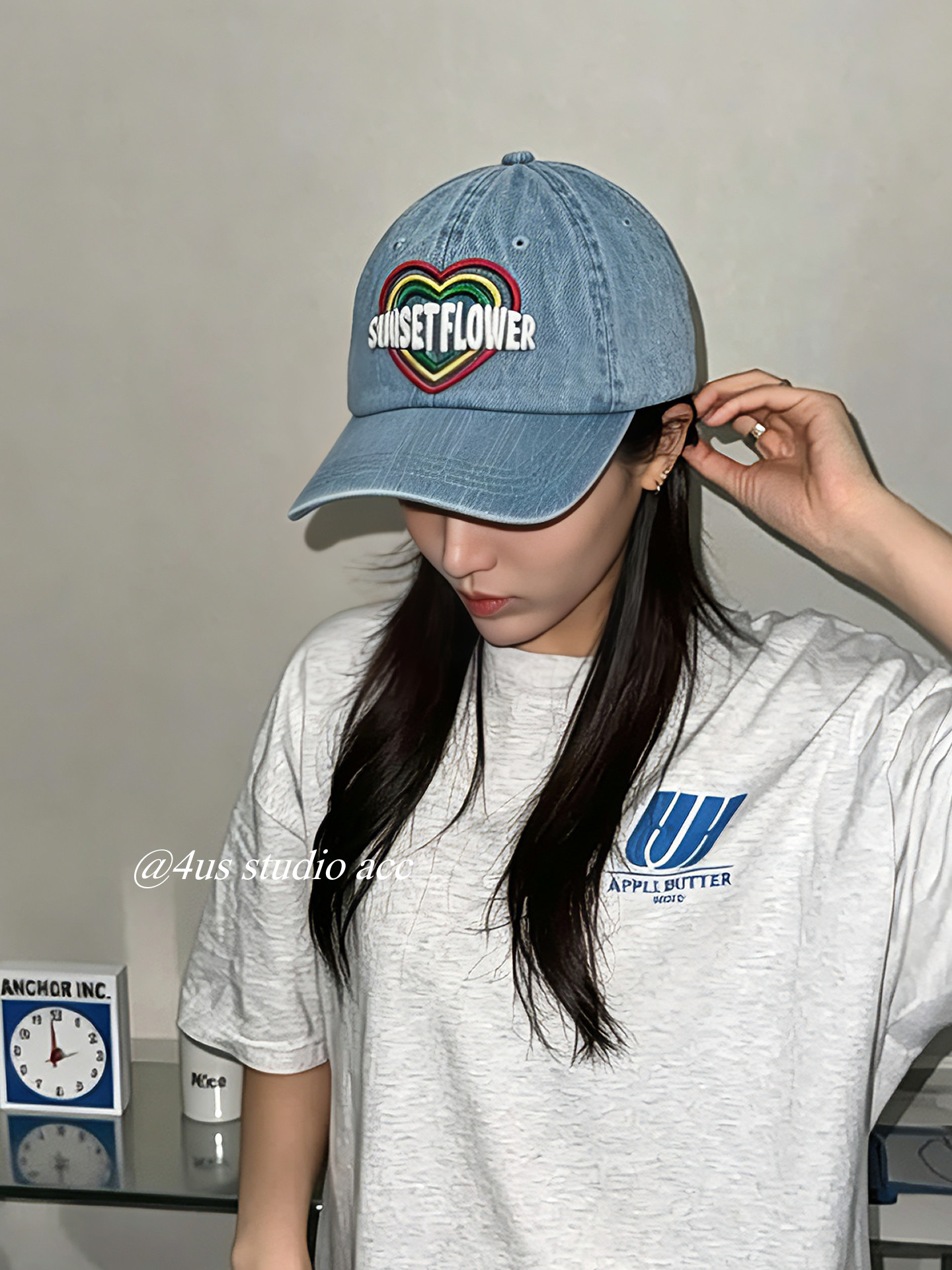 자수 빈티지 워싱 데님 야구 모자 - 스트릿웨어 트렌디 - Cap Streetwear Brand 리뷰 및 가격
