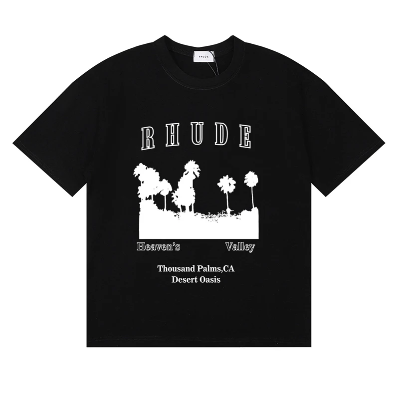 스트리트웨어 브랜드 Rhude 티셔츠 여름 유행 캐주얼 - Streetwear Brands Logo 리뷰 및 가격