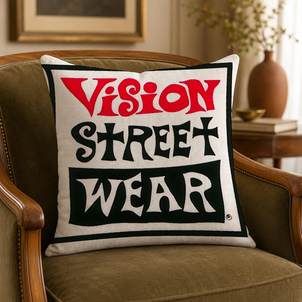 유명 브랜드 V-Vision 스트리트웨어 쿠션 커버,  - Streetwear Brand Famous 리뷰 및 가격