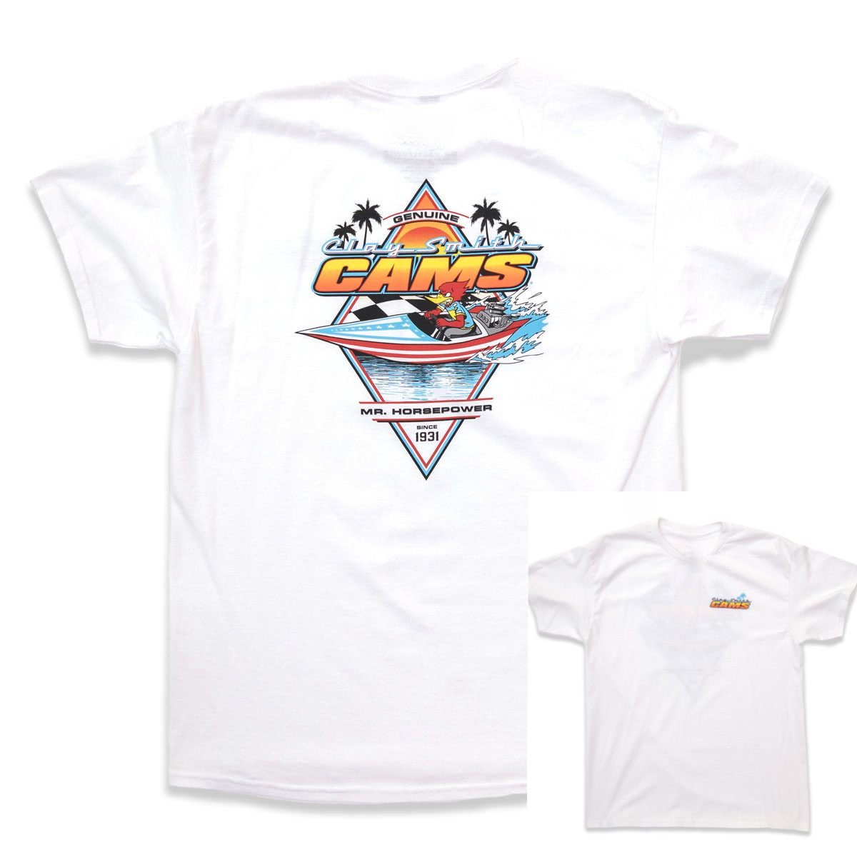 레드 우드페커 로고 클래식 레이싱 카 개조 브랜드 티셔 - Streetwear Brands Logo 리뷰 및 가격