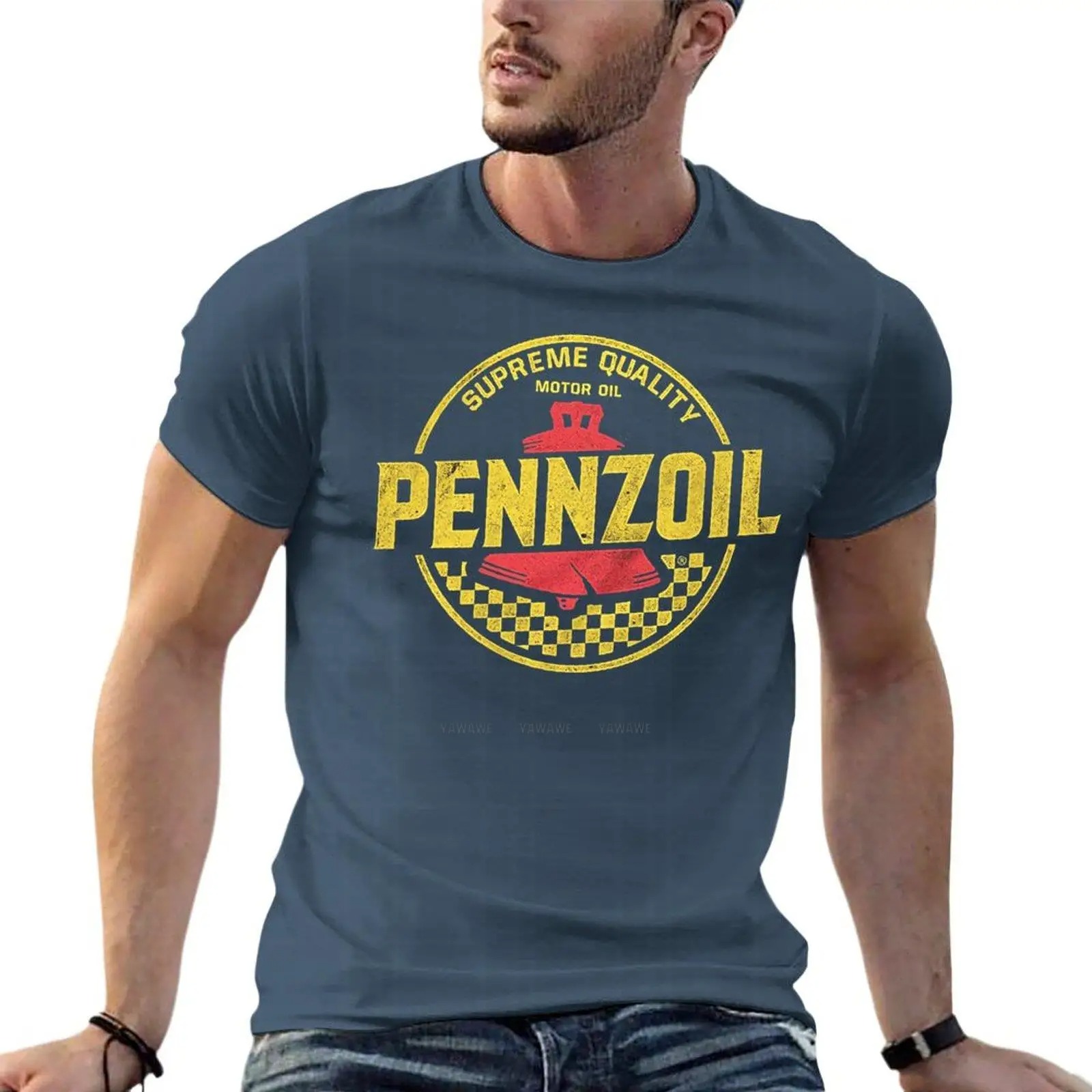 Distressed Pennzoil 모터 오일 로고 오 - Streetwear Brands Logo 리뷰 및 가격